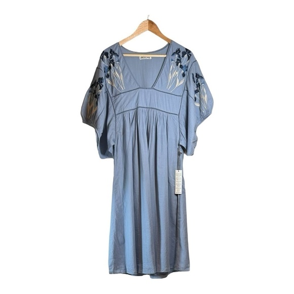 St. Roche Lake Midi Dress - Wedgwood Blue NWT - Picture 3 of 9